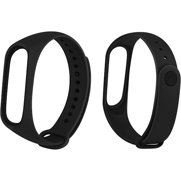 Remmar för Xiaomi Mi Smart Band 4 / Mi Band 3 - Färgglada ersättningsarmband i anti-förlorat silikon designade fitness tracker tillbehör (4 stycken)