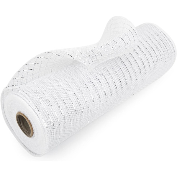 Dekorativt nätband 10 tum x 30 fot (10 meter), polymeshband med