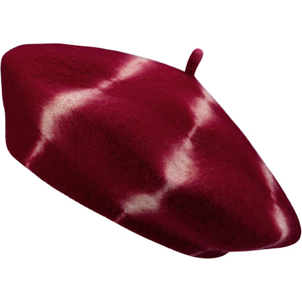 Kvinnors basker fransk stil barret konstnär hatt enfärgad klassisk ull varm hatt