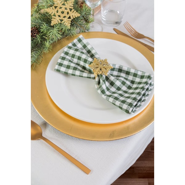 Jule- og Thanksgiving-ferieborddekorationssamling Dekorativ servietring