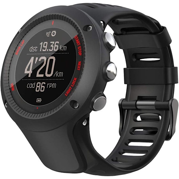 Myk TPU-erstatningsrem for Suunto Ambit-klokker