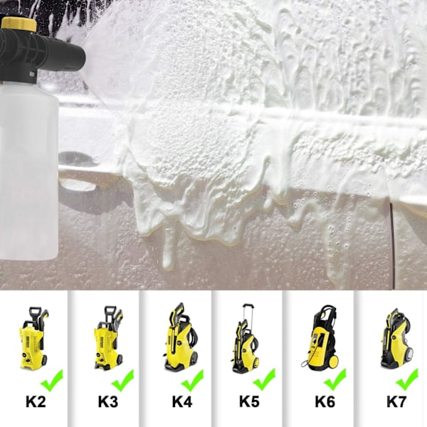 Skumkanon Biltvätt för K盲rcher Högtryckstvättar - 700ML