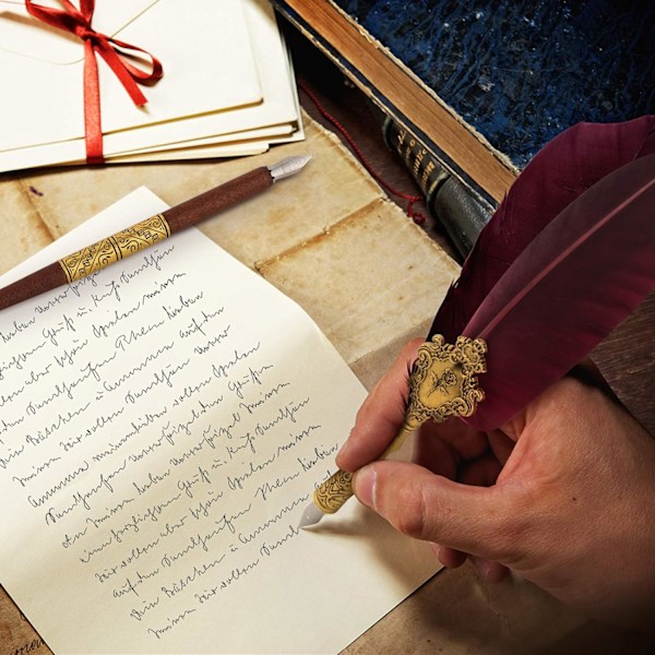 Kalligrafiset för nybörjare Kalligrafifyllpenna Penna Set Fjäder Kalligrafipennor Calligraphy Set B-PA-16  B-PA-16