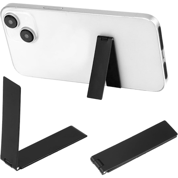 3 st Telefonstativfäste, Ultratunt Mobiltelefonstativ, Svart Justerbart Telefonstativfäste i Legering för Mobiltelefon Surfplatta, Pho