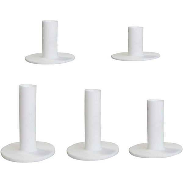 Golf Gummi Tees Set - 5 storlekar för träningsmattor