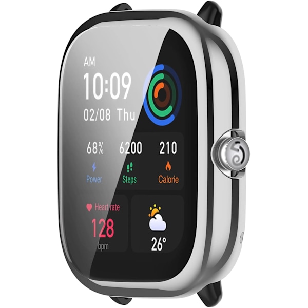 Myke TPU-deksler beregnet for Amazfit GTS 4 Mini klokkedekseltilbehør Fullt deksel Klokkeskjermbeskytter for Amazfit GTS 4 Mini (Ikke for GTS4) (7 farger)