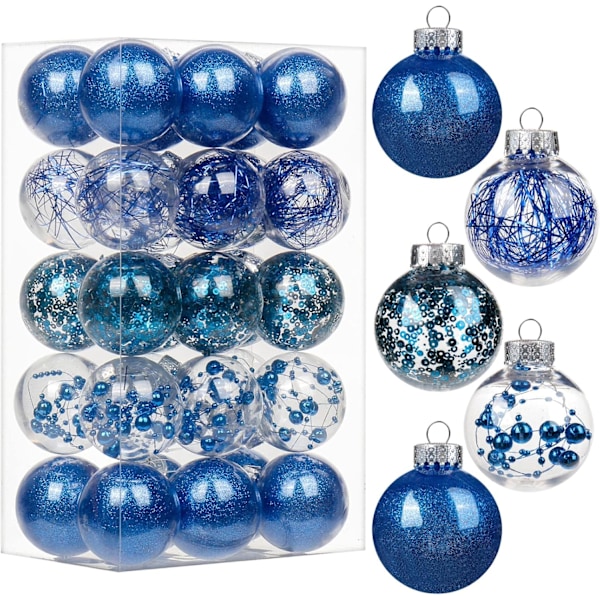 30 st julgranskulor 2'' krossäkra julgranskulor set