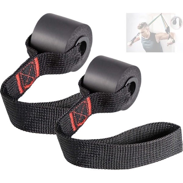 Dr Anchr Fastgørelse Sikker Dr Anchr Heavy Duty Dr Anchr til Dr Jamb Anchr Fitness Wrkut Band Dr Anchr Sort 2-pak Sort 2-pak