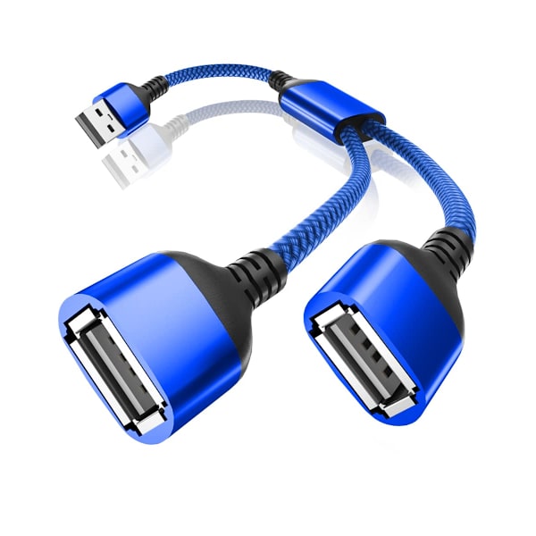 USB-splitterkabel 1 fod 1 han til 2 hun USB-splitter
