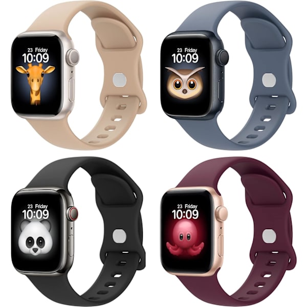 4-pakks band for Apple Watch Band Series Ultra SE 8 7 6 5 4