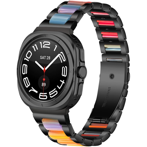 Resin Metal Rem til   Galaxy Watch Ultra 47mm [2024] Rem til håndled, Rem til Galaxy Watch Ultra 47mm Smartwatch