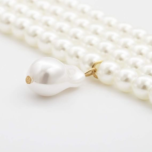 Perle Chokers Multi-Layer Perlehalskæde Multi-Strand Perle