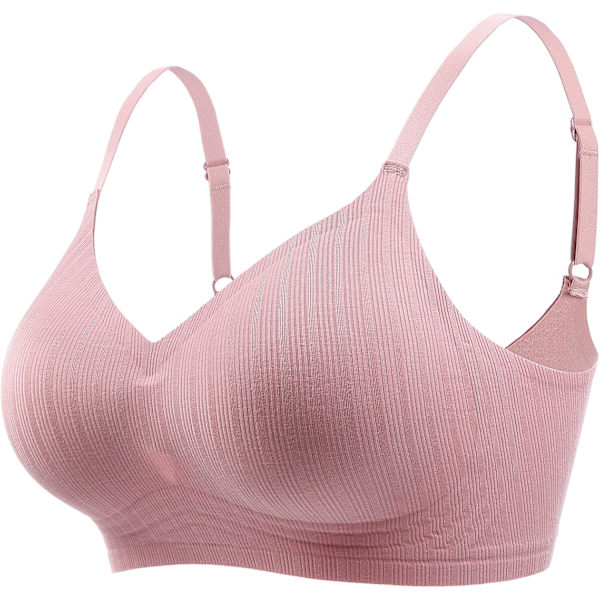 Trådlös push-up bh för kvinnor, silikon, mjukt stöd, sömlös, justerbar