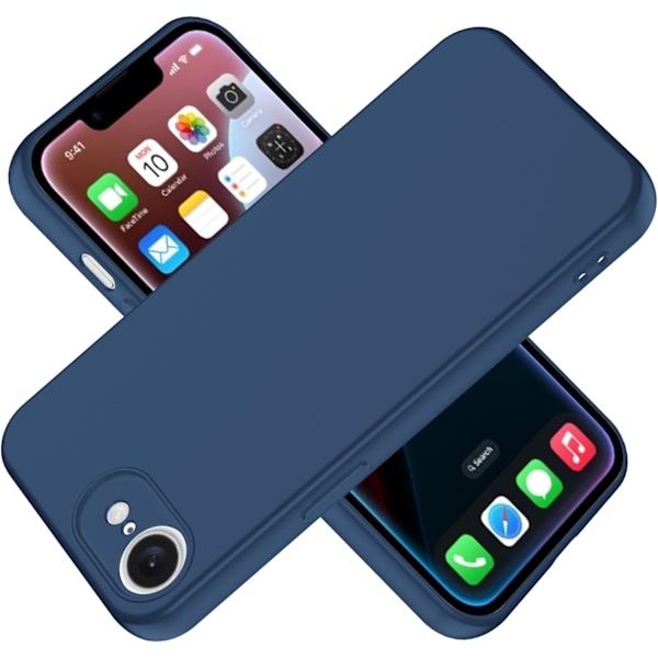 Cover til iPhone 16e/SE 4 (2025), høj kvalitet, ridsefast, skridsikker-TPU Gummi Blød Skin Silikone Beskyttelses Cover-Blå Blå