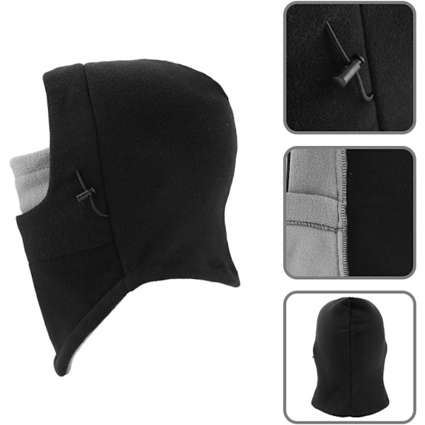 Balaklava skimaske - Vindtett fleece justerbar vintermaske for menn og kvinner