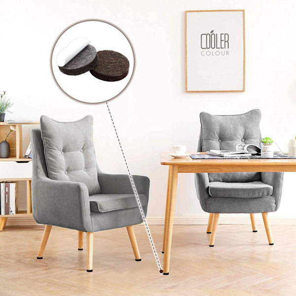 Filtmöbler Dynor -321 st Möbler Dynor Hårdträ Golv Självhäftande, Skärbara Filt Stolsdynor, Anti Scratch Golvskydd för  Stol