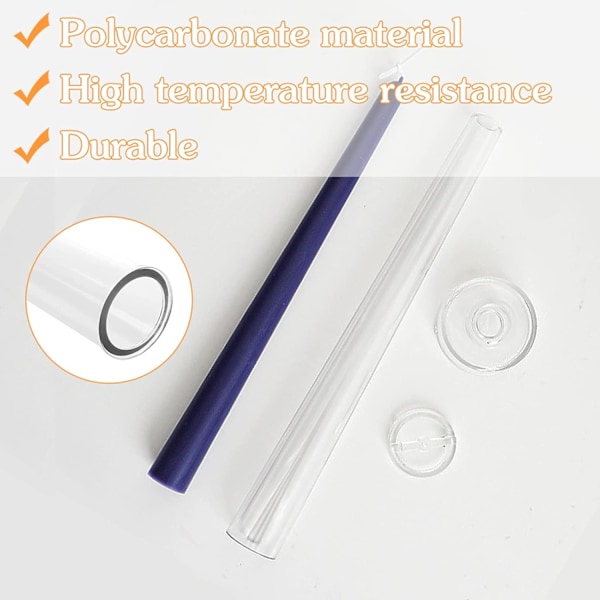 1-pak Taper Candle Form, Candle Body Molds til Candle
