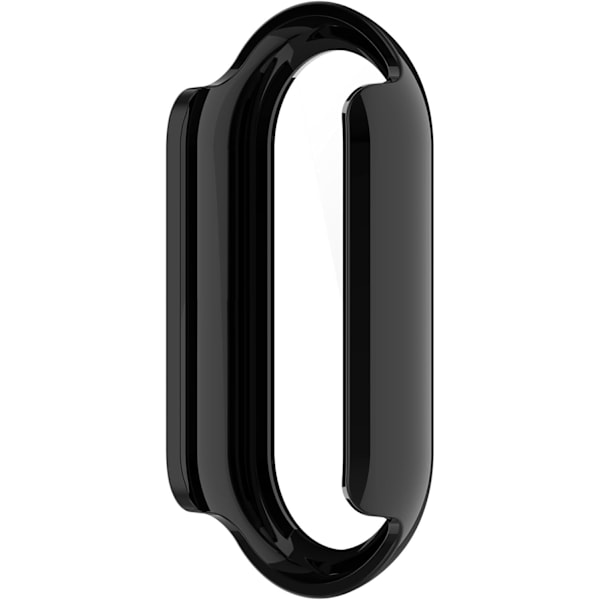 Fullständigt Skyddsfodral med Härdat Glas Skärmskydd Kompatibelt med Xiaomi Band 9/Band 9 NFC, PC och Äkta Glas Skyddsfodral Smart Klocka