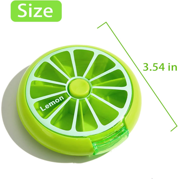 Pillerfodral Pillbox Veckovis 3 gånger 7 fack