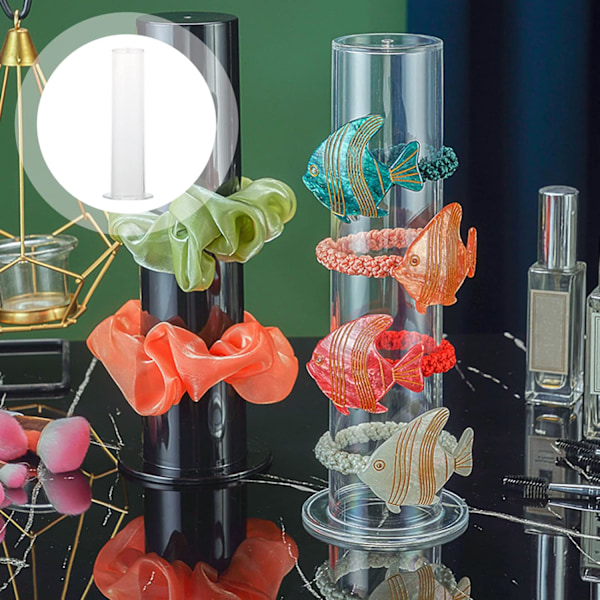 Smykker Organizer Stativ - Akryl Scrunchie Holder Stativ