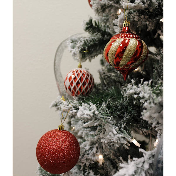 24 st 3,15'' julgranskulor, krossäkra julgranskulor