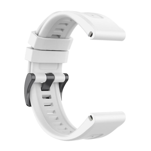 Snabbkopplingssilikonrem för Garmin Fenix 7x NGB White