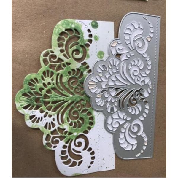 Spetsform Skärmallar - DIY Scrapbooking Artist Letmefun Metall Skärmallar