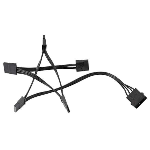 Ide til Sata Power Splitter Kabel, Lp4 4Pin Ide til 5 X15 Pins