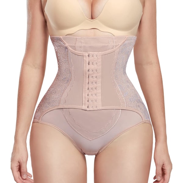 Kvinnors rumplyftande shapewear högt midje magkontroll body shaper shorts midja