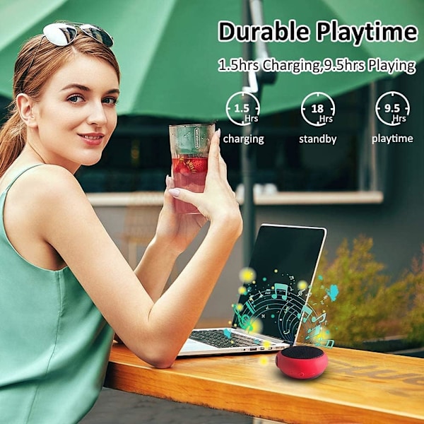 Bärbar Bluetooth-högtalare Trådlös minihögtalare med