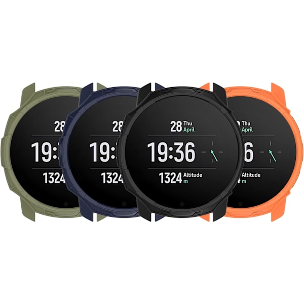 Suojakotelo Yhteensopiva SUUNTO 9 Peak/Peak Pro -kotelon suojakuoren TPU-naarmuuntumisenestokehyksen kanssa SUUNTO 9 Peak/Peak Pro -älykellotarvikkeelle