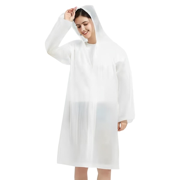 Set med 5 färgglada regnponchos