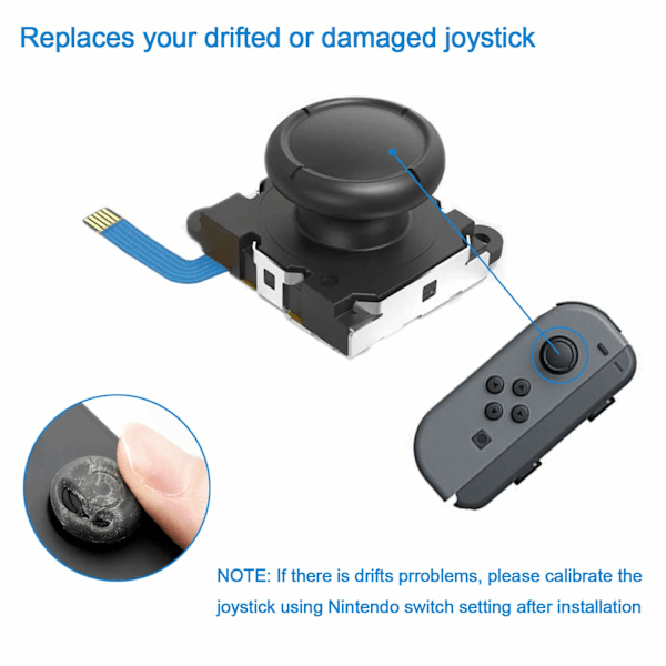 4-pak udskiftning joystick Analog Thumb Stick kompatibel