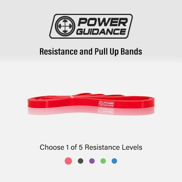 Pull Up  Assisted Pull-up Resistance Eercise-fr Bdy Stretching, Pwerlifting, Resistance Training-Purple & Red Red Red