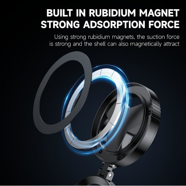 wxsp Magnetisk CPL-filter til telefon, foldbart 52 mm CPL polariserende filter, iPhones polariserende filter med linseadapter og etui linseadapterring til