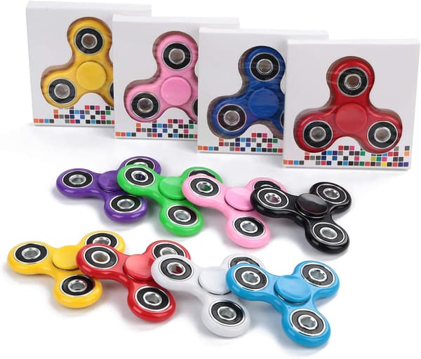 Fidget Spinnere - Stressreduserende Leker - Utdanningsfestgaver for Barn 10-Pakning