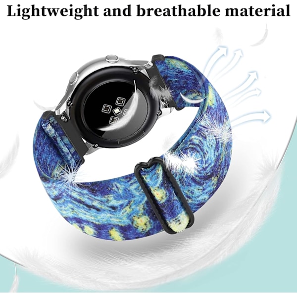 Elastiske remme kompatible med Active 2 Watch Band 44mm 40mm,