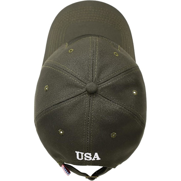 Amerikansk flag hat mænd kvinder justerbar USA baseball cap lav profil plain dad