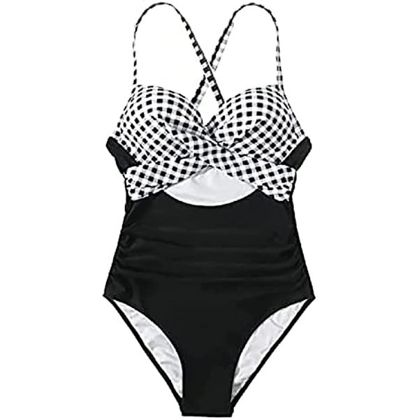 Dame Halterneck Push-up badedragt
