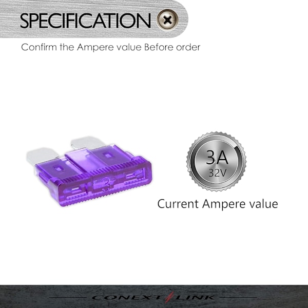 ATC-säkring 25-pack (3 Amp) - ATC3-25 (14300)