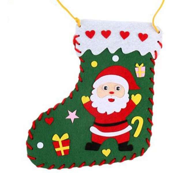 Jule Fil DIY Strømper Snemand Rådyr Julepynt Ornamenter
