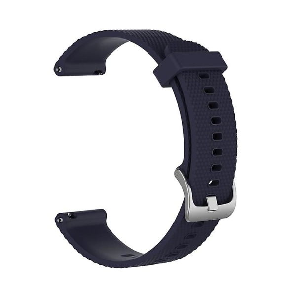 For Polar Ignite Fashion Textured Silicone Replacement Watch Band QEX Midnight Blue
