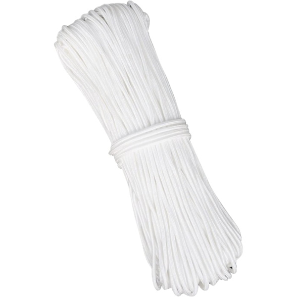 2 mm romersk persienonsnöre, 20 m vit - bildhängande nylon