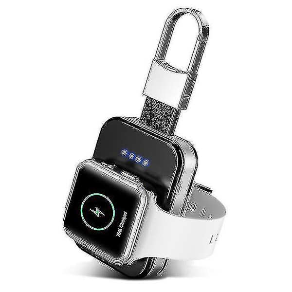 Nøglering Apple Watch Power Bank, bærbar trådløs oplader til iwatch Series 12345