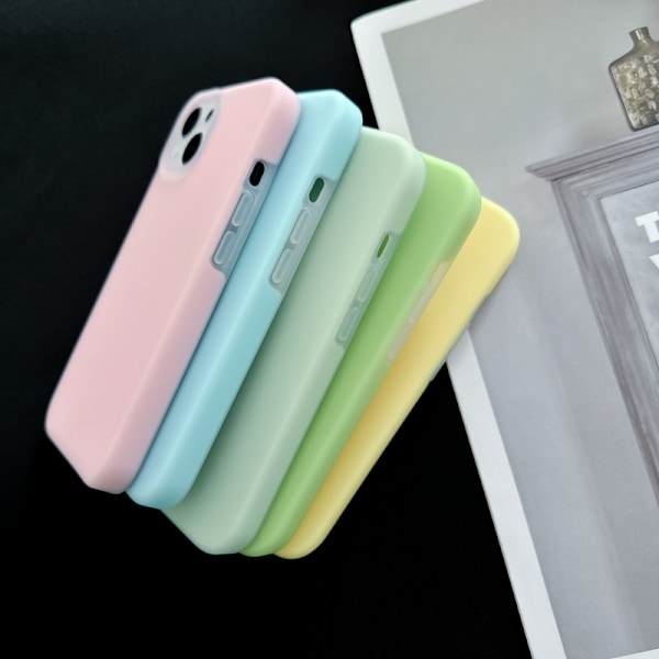 Egnet for Apple 13 14 Silikon Jelly Precision Hole