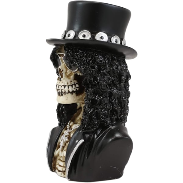 Ebros Gave Día de Muertos Rockmusiker Gitarrist Sklash Skull Skelet Büste Miniatur Figur 4,25\" Hoch Als Dekoratives     Requisite Gothic