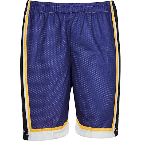 Lakers Kobe Bryant Basketball Set Svart Gul med shorts Basketfläkt (åldrar 4-13)