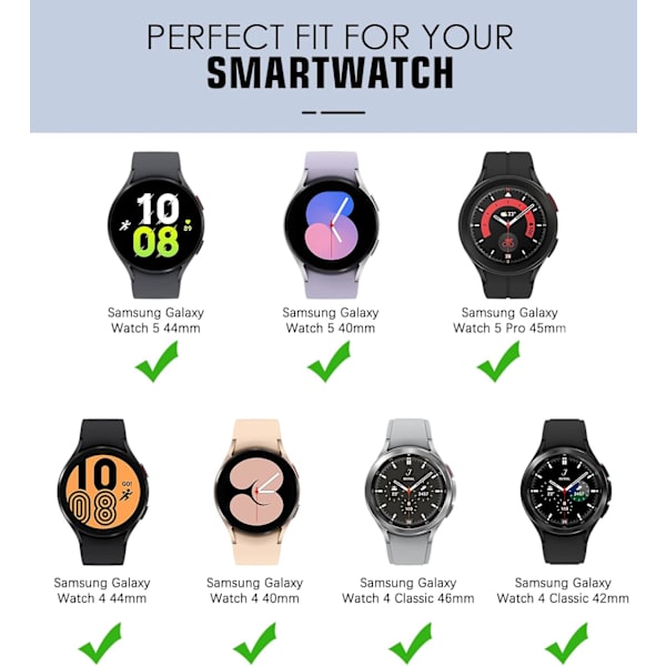 Rem til Galaxy Watch 6/5/4 40mm 44mm/6 Classic
