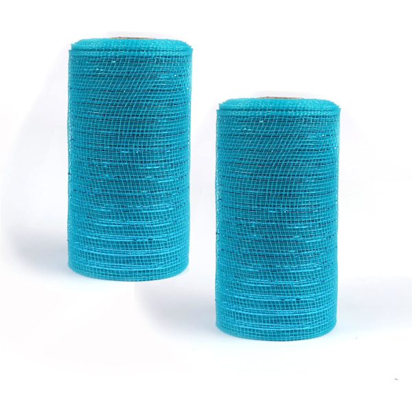 2-pack 6-tums metallisk polymesh-bandrullar Deluxe bred folie (totalt 20