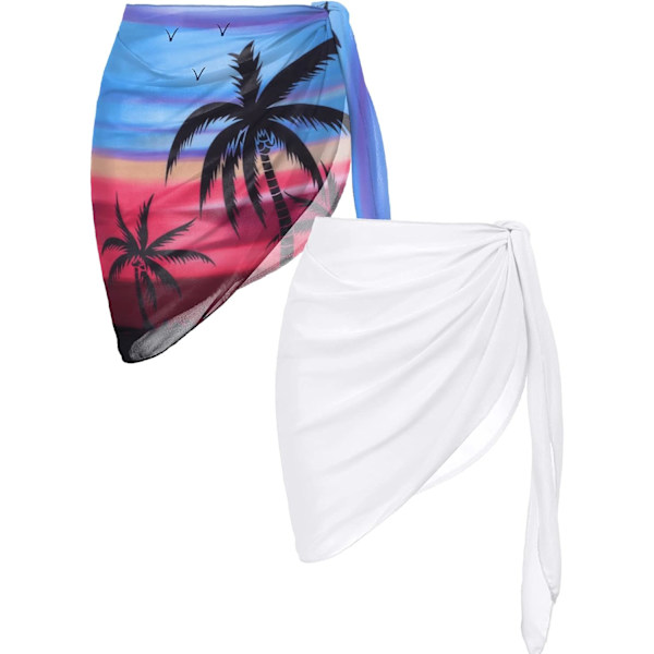 2 stk. Dam Beach Sarongs Sheer Cover Ups